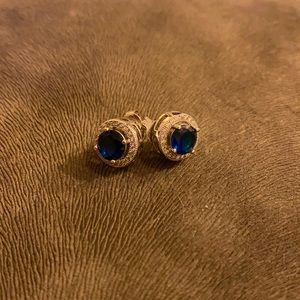 Sapphire studs